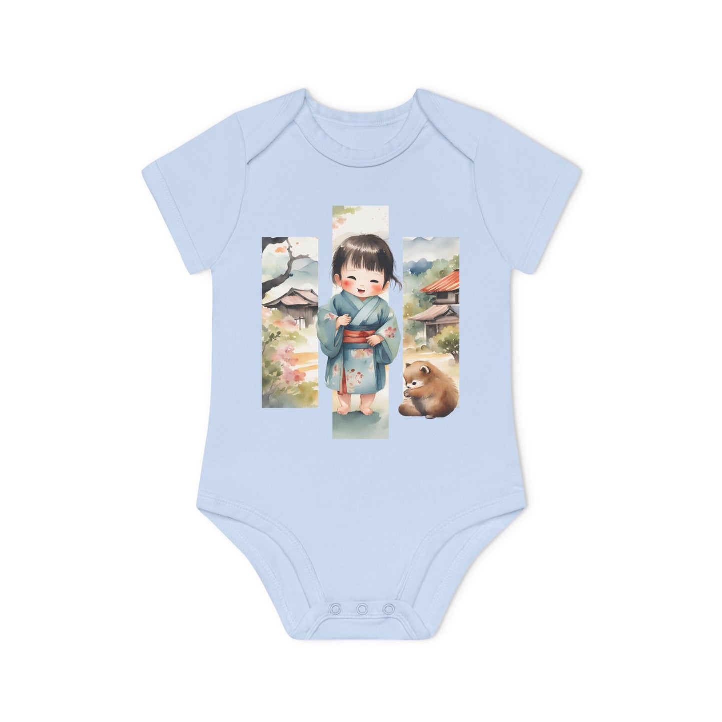 NB (0-3M) / Dusty Blue - Kids clothes - Forest Haiku