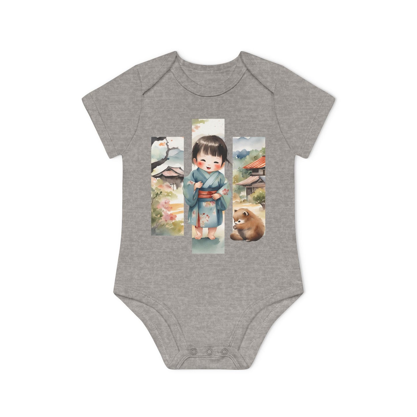 NB (0-3M) / Heather Grey Melange - Kids clothes - Forest Haiku