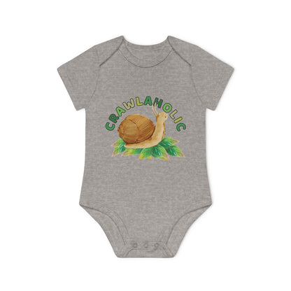 NB (0-3M) / Heather Grey Melange - Kids clothes - Crawl Baby