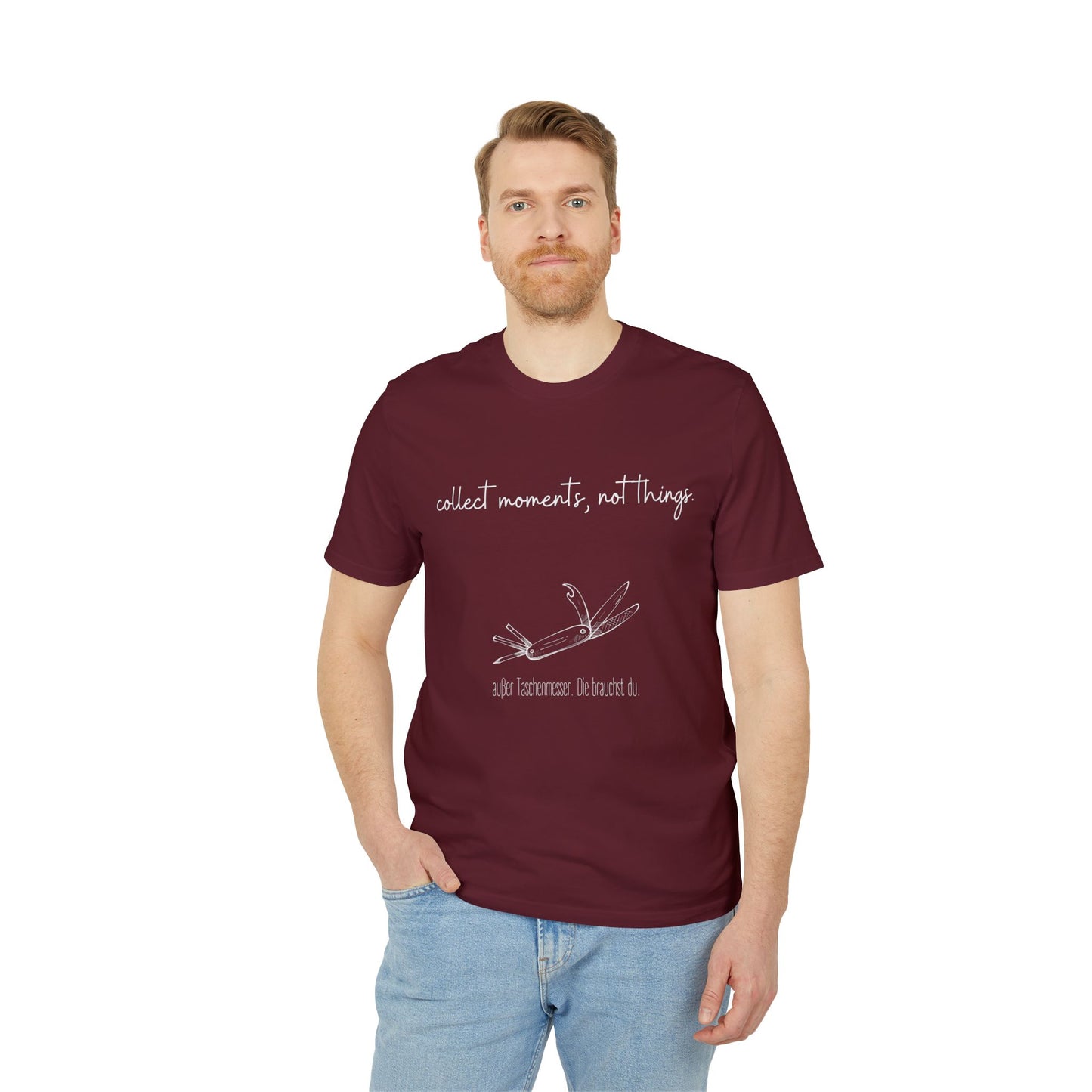 Burgundy / 2XS - T-Shirt - Moment Mode