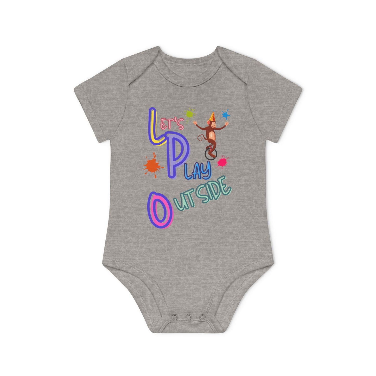 NB (0-3M) / Heather Grey Melange - Kids clothes - Wild Player