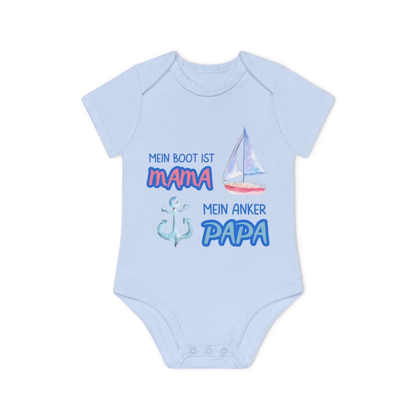 NB (0-3M) / Dusty Blue - Kids clothes - Sail and Stay