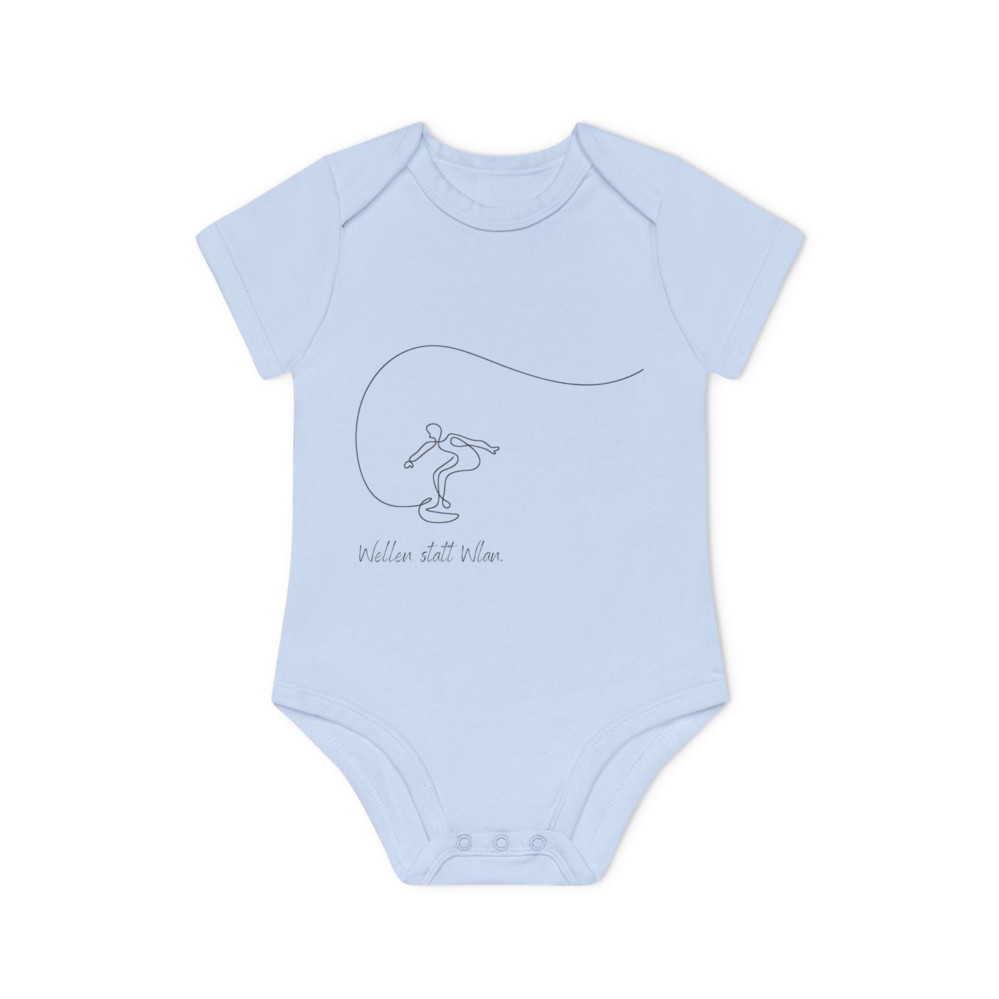 NB (0-3M) / Dusty Blue - Kids clothes - Wave Rider