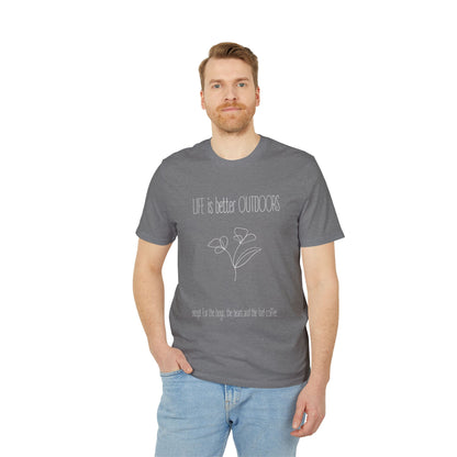 Mid Heather Grey / 2XS - T-Shirt - Outside Bloom