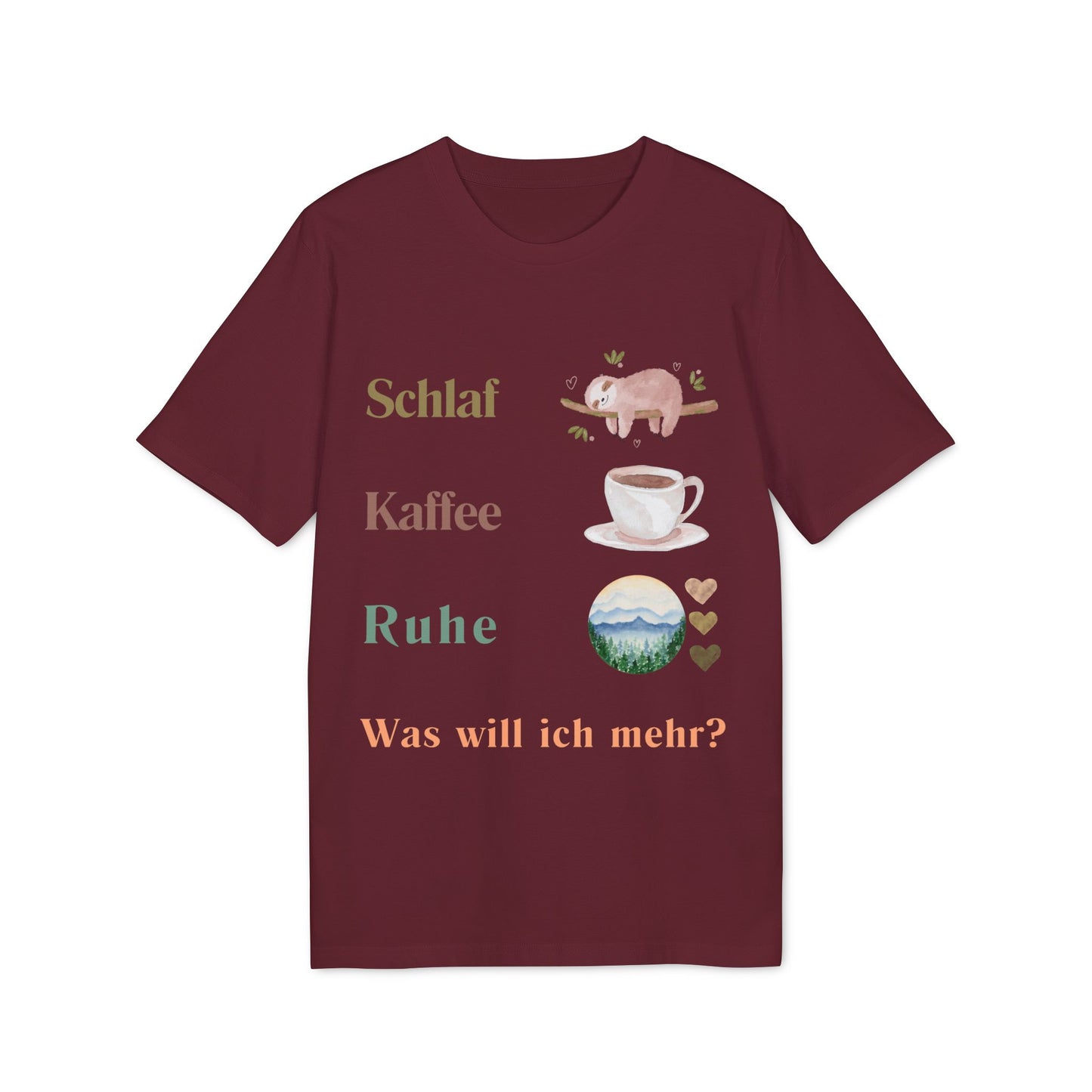 Burgundy / 2XS - T-Shirt - Nature Brew