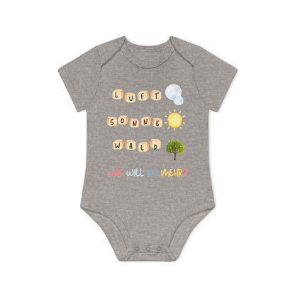 NB (0-3M) / Heather Grey Melange - Kids clothes - Nature Bloom